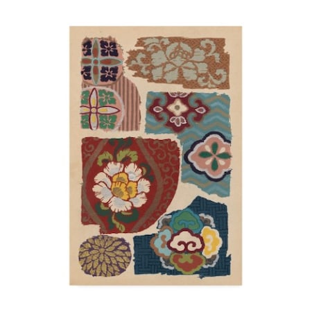 Ema Seizan 'Japanese Textile Design Iii' Canvas Art,30x47